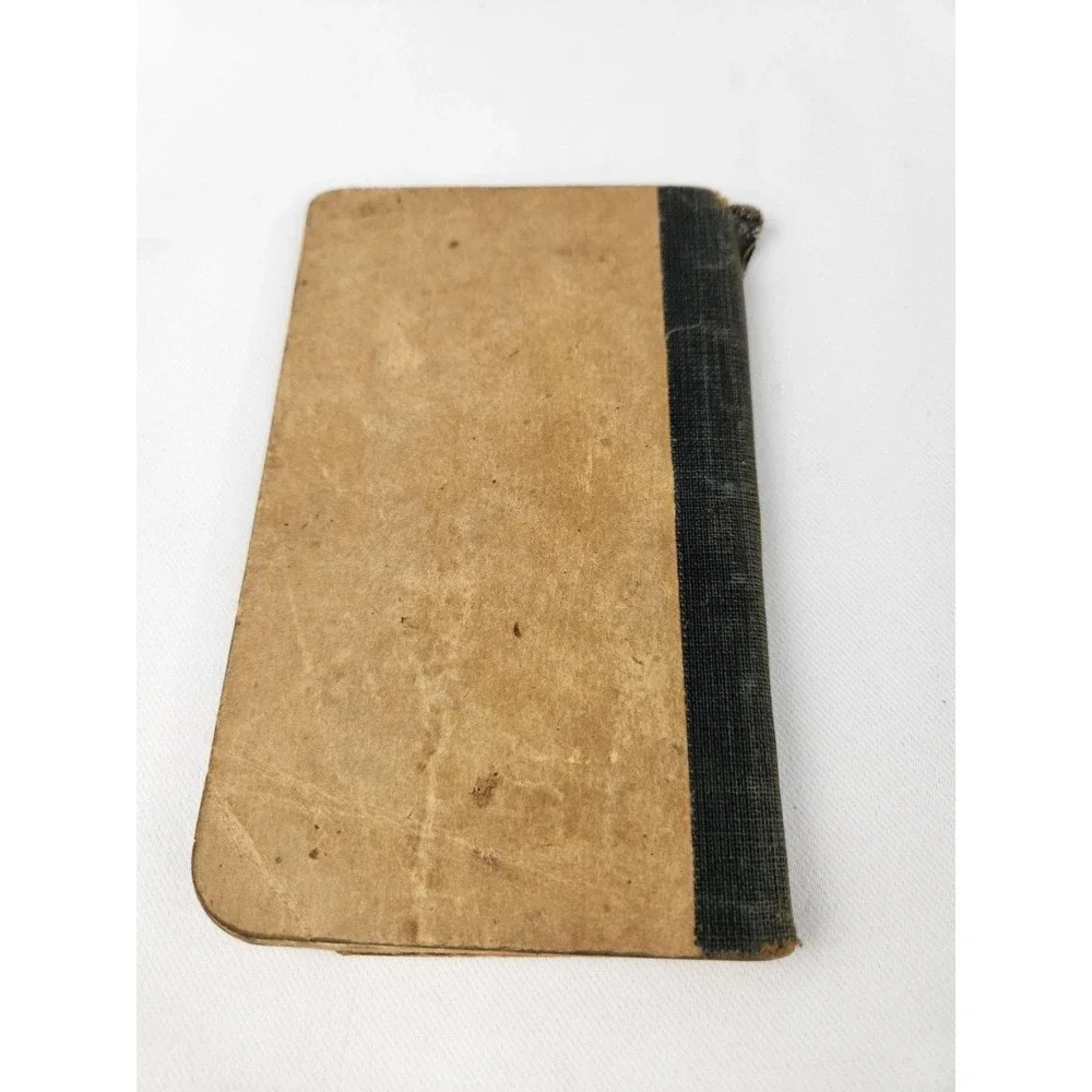 Antique Train memorandum Blank notebook Steam Engine Logbook Conductor Notes Vtg